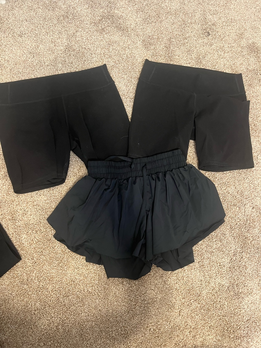 Sweetie Pie Collection Black High-Waist Jogger Pants with Gathered Waist Top Set